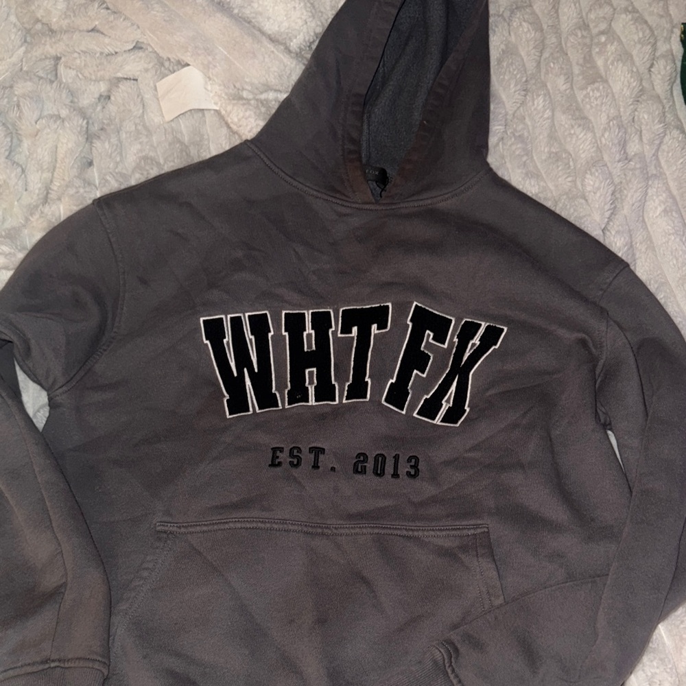 Gray WHT FX Hoodie